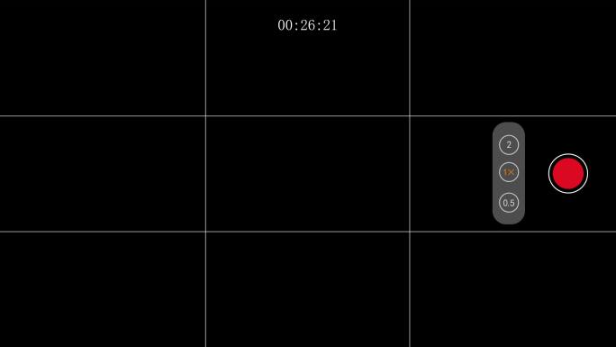 手机录制框4K透明通道 AE工程AE模板