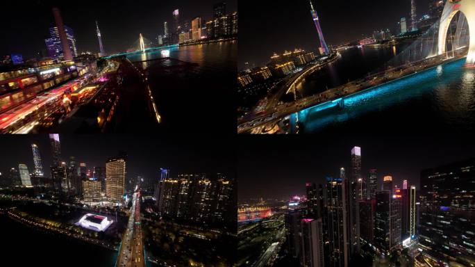 FPV航拍广州珠江夜景