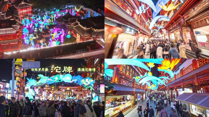 2025豫园灯会 豫园元宵节灯会 蛇年