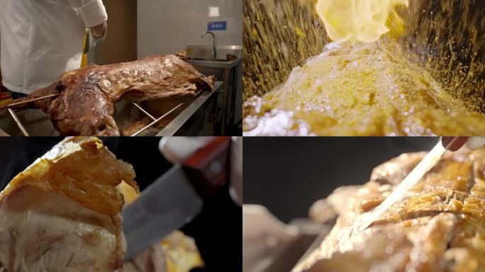 宁夏滩羊 烤全羊制作全过程