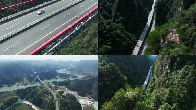 4K航拍大气高速公路合集
