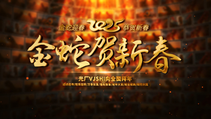 年会照片汇聚成文字照片墙图片汇聚AE模板