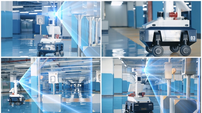 机器人巡检智能机器人机器人巡逻无人管控