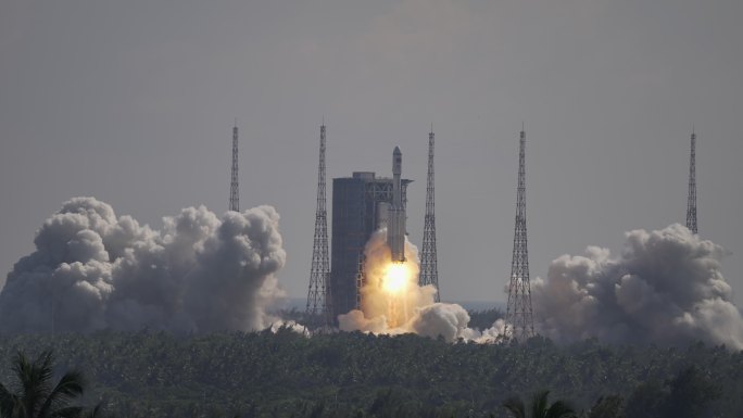 长征七号火箭发射成功