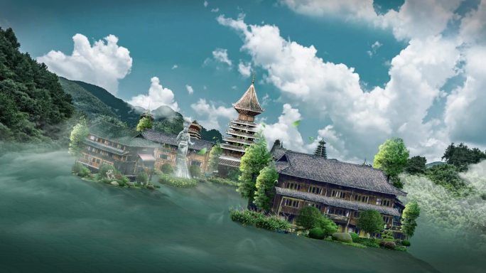 震撼旅游中国风生态古风民族片头