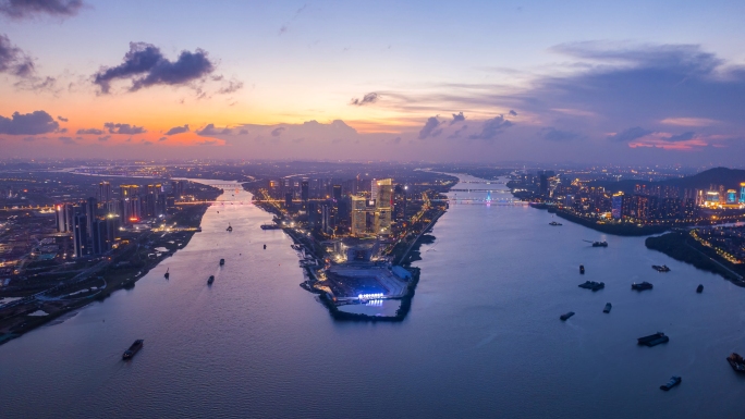 南沙夜景，南沙