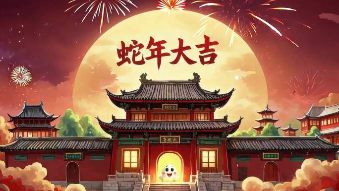 2025片头新年快乐迎新春元旦