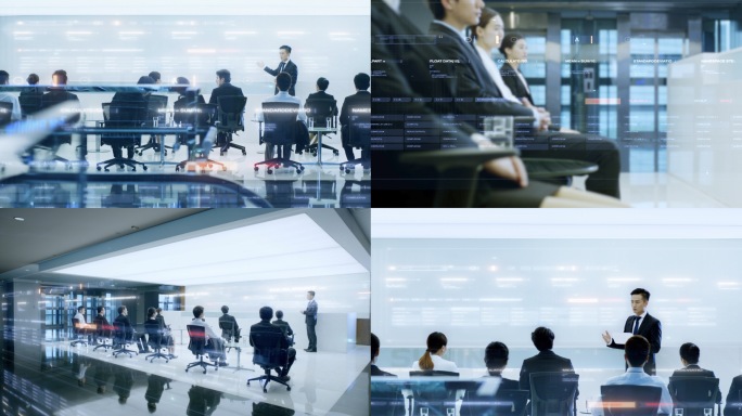 科技会议智慧会议室未来办公科技办公