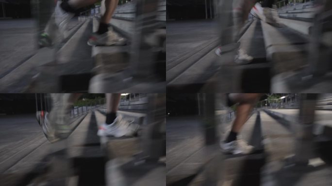 跑步马拉松运动体育锻炼夜跑竞速奔跑脚步