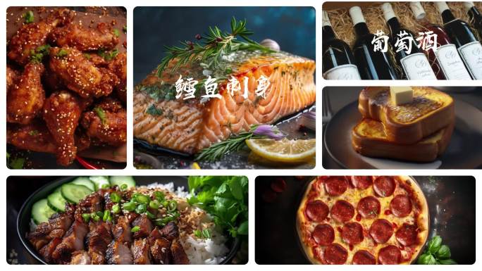 美食照片模板