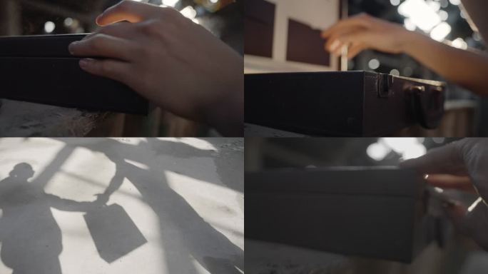 秘密交易公文箱开箱验货