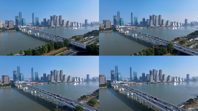 琶洲看向广州国际金融城琶洲大桥
