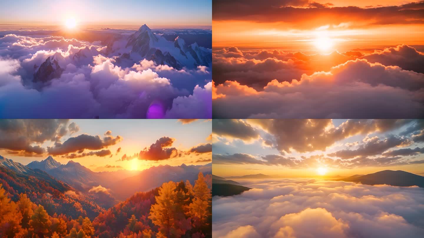 日出山峰山脉