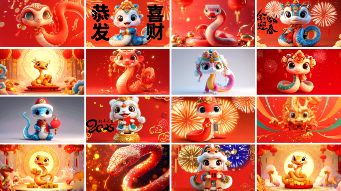 2025蛇蛇年新年春节