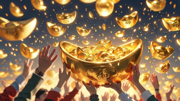 财神爷聚宝盆