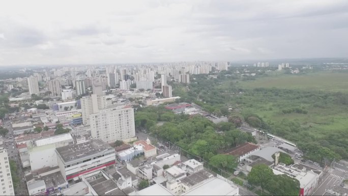 无人机镜头航拍São José dos Campos