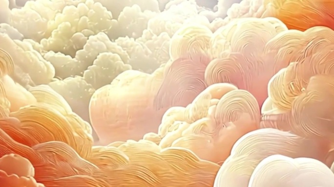 【超宽屏】祥云背景 国风天空 国潮祥云