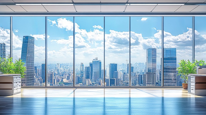 小品公司情景舞台背景