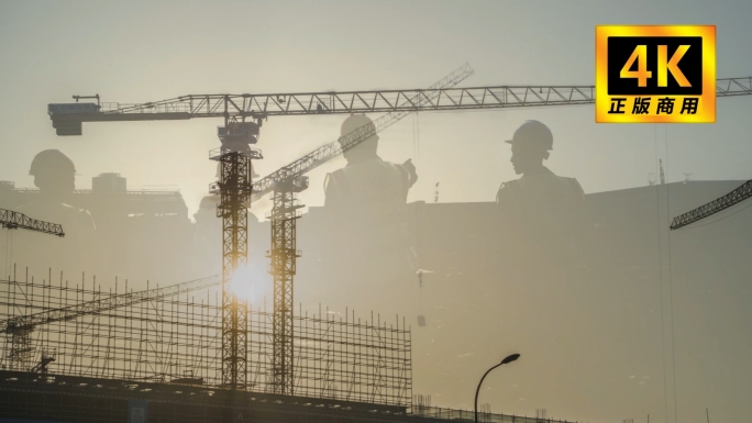 建筑工地工人工地农民工建筑建设