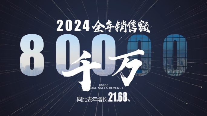 2024企业年终总结数据报告快闪