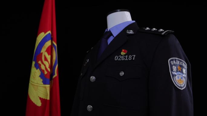 人民警察节 警察 警服 警徽 警帽 警旗