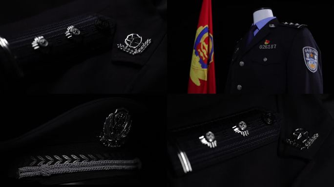 人民警察节 警察 警服 警徽 警帽 警旗