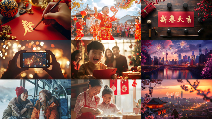 2025春节回家过年团聚新春合集