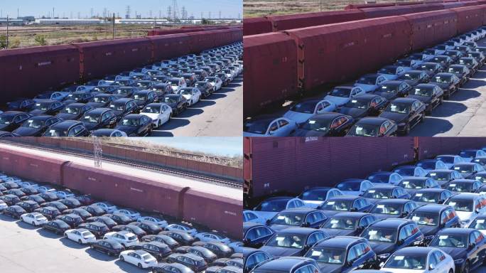 jsq6商品汽车商品车运输铁路奔驰轿车