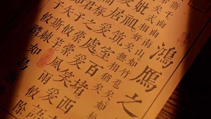 诗经 楚辞 雅颂诗篇古典文学文字