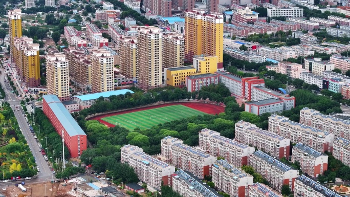 辽宁朝阳喀左县城市风光