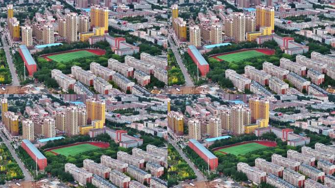 辽宁朝阳喀左县城市风光