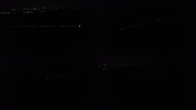 夜晚高铁