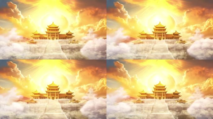 云海天宫西游记黑神话背景-1