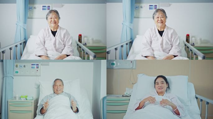 病人微笑病人点赞