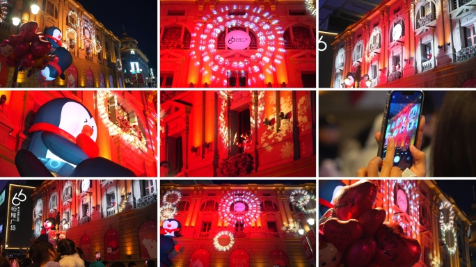 年味 过年 春节 新春 滨江道 金街快闪