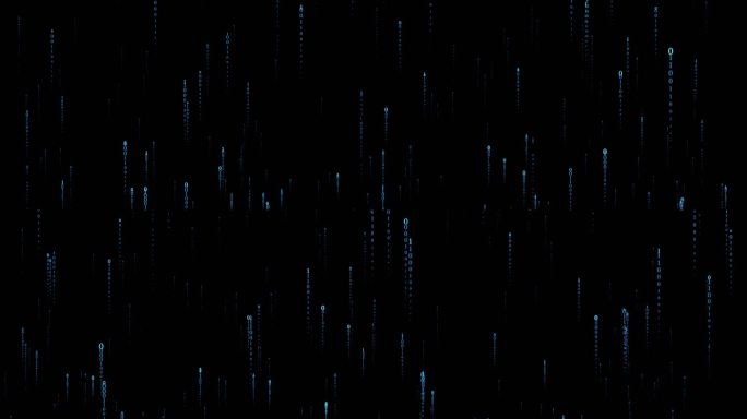 科技数据流上升AE模板