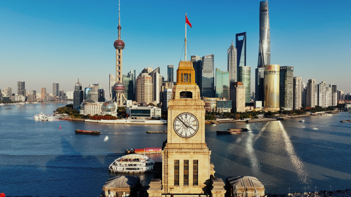 上海外滩航拍