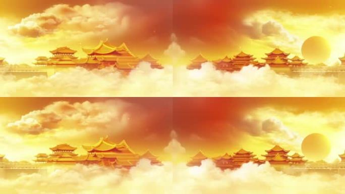 宽屏天宫云海仙境天上宫阙-2