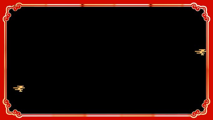 2025蛇年边框-无缝循环带通道