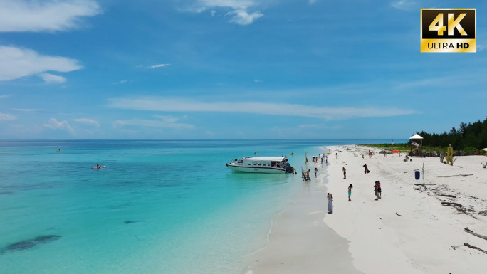 马来西亚沙巴亚庇环滩岛4K