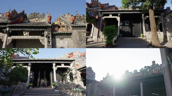 广州陈家祠空镜