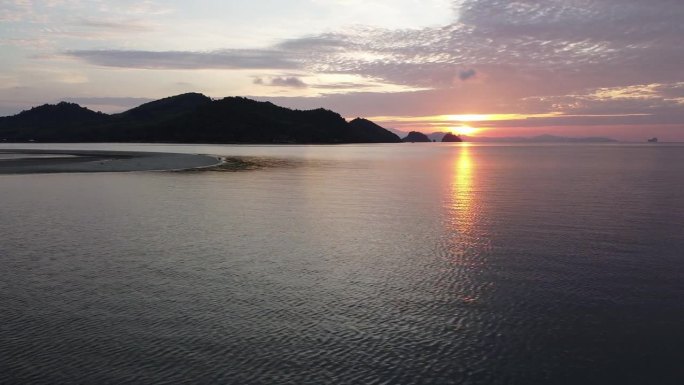 Laem Had Beach at sunset, Koh Yao Yai，泰国