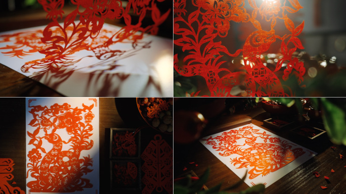 蛇年剪纸 新春剪纸