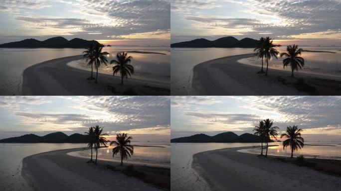 Laem Had Beach at sunset, Koh Yao Yai，泰国