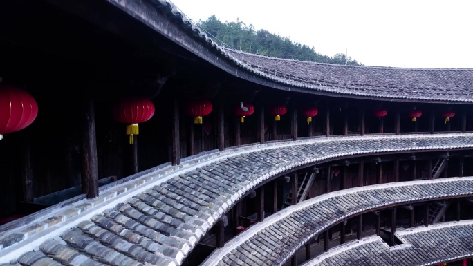 福建永定土初溪楼群