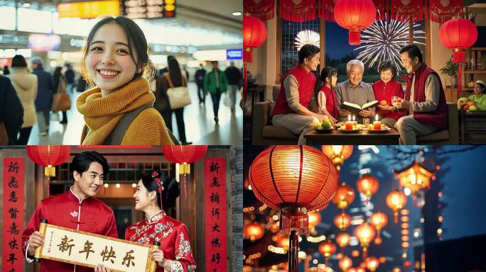 2025新年春节年味回家过年合集