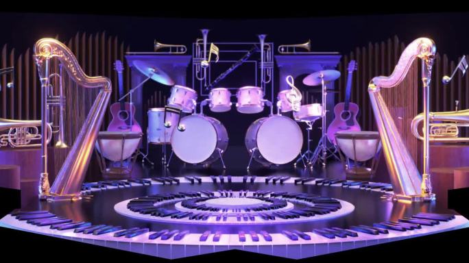 音乐会三维C4D工程