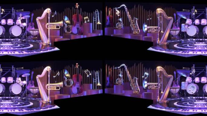 音乐会三维C4D工程