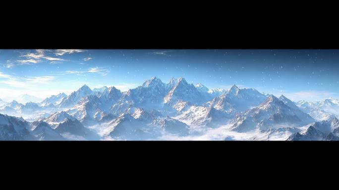 8k雪山长征雪山抗美援朝精神雪山风雪3