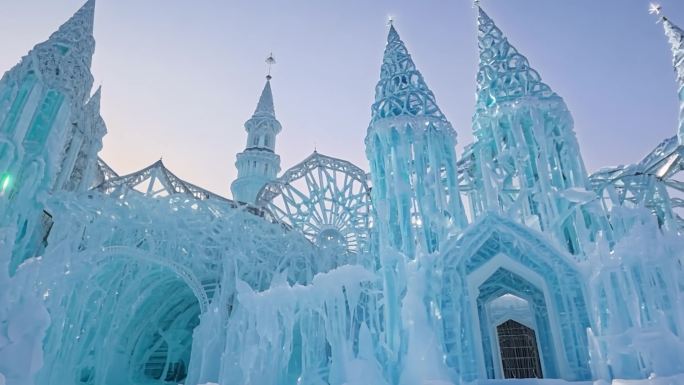 冰雪世界冰雕建筑